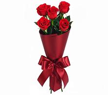 Букет 5 Красных роз Эдлесс Лав в Качуге