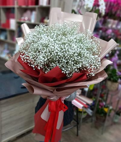 Букет цветов из: Гипсофила в Качуге