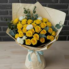 Букет цветов из:  Розы в Качуге