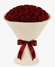 Букет 101 Бордовая роза Блэк Бакарра в Качуге