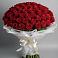 Букет 101 Красная роза Блэк Мэджик в Качуге