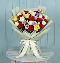 Букет цветов из:  Розы в Качуге