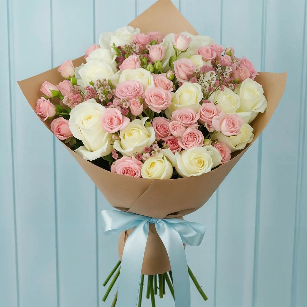 Букет цветов из: Розы в Качуге