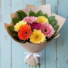 Букет цветов из:  Герберы #REPLACE_PRED# Качуге