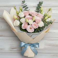 Букет цветов из:  Лизиантусы в Качуге