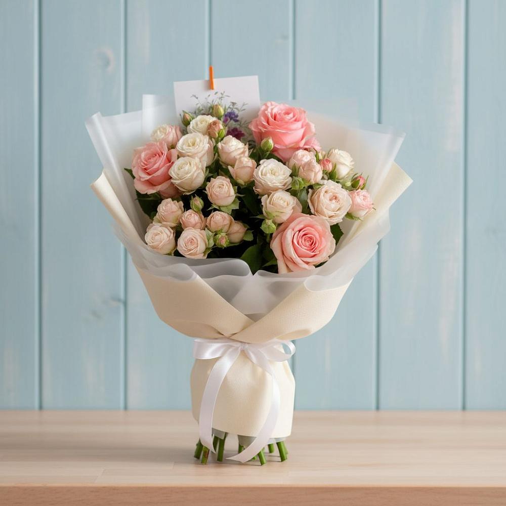 Букет цветов из: Розы в Качуге