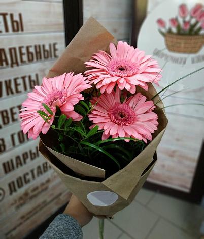 Букет цветов из: Герберы в Качуге