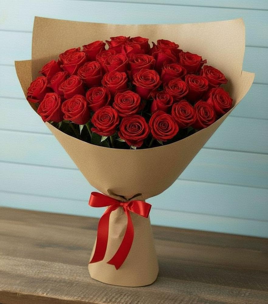 Букет Красные розы Милано в Качуге