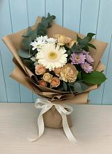 Букет цветов из:  Герберы и Хризантемы в Качуге