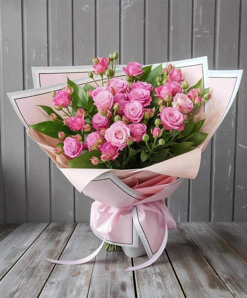 Букет Розовый кустик в Качуге