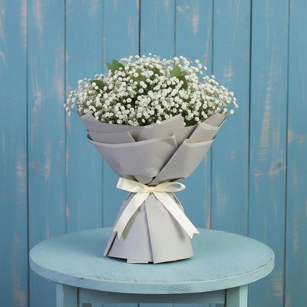 Букет цветов из: Гипсофила в Качуге