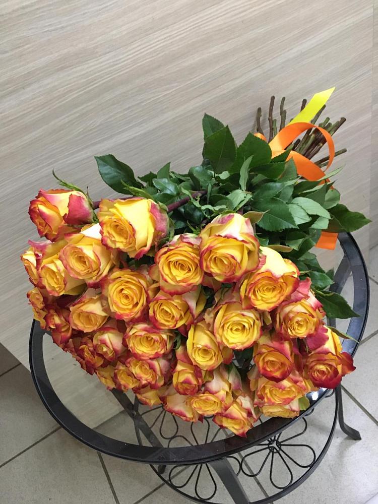 Букет Желтые розы в Качуге