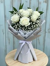 Букет цветов из:  Розы в Качуге