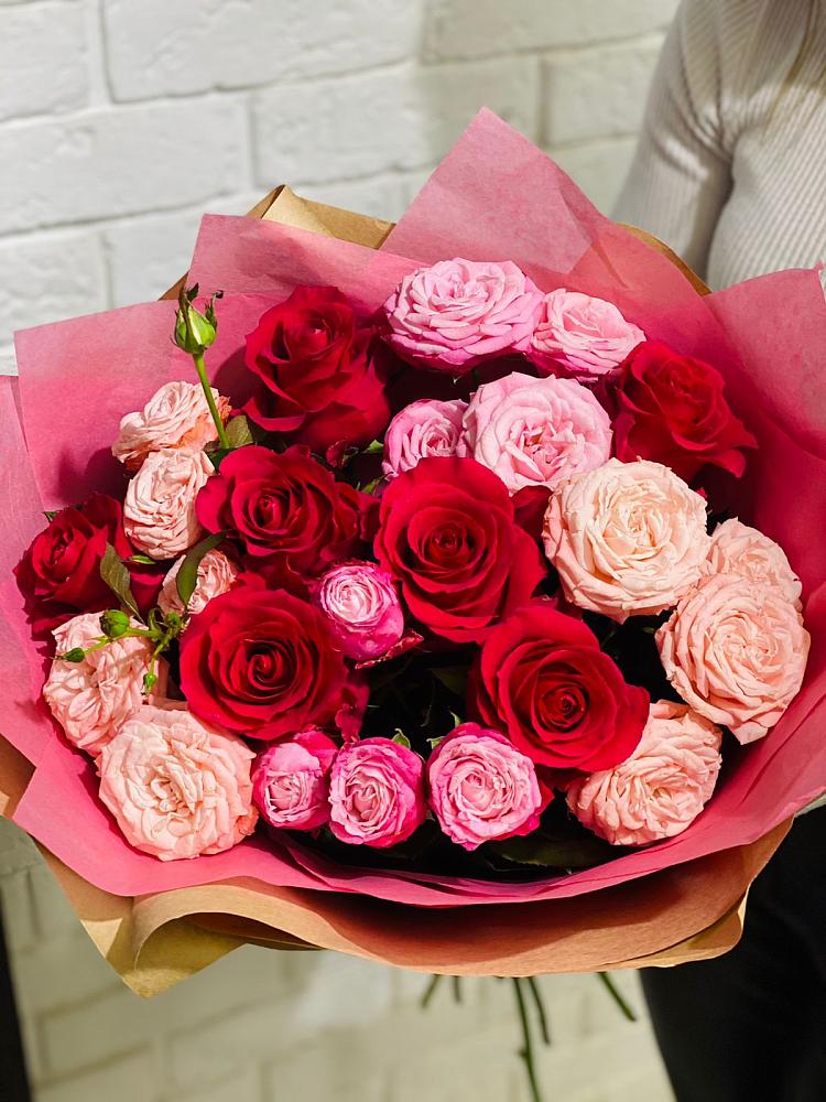 Букет цветов из: Розы в Качуге