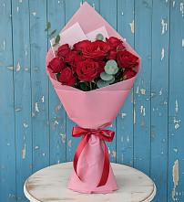 Букет цветов из:  Розы в Качуге