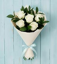 Букет цветов из:  Розы в Качуге
