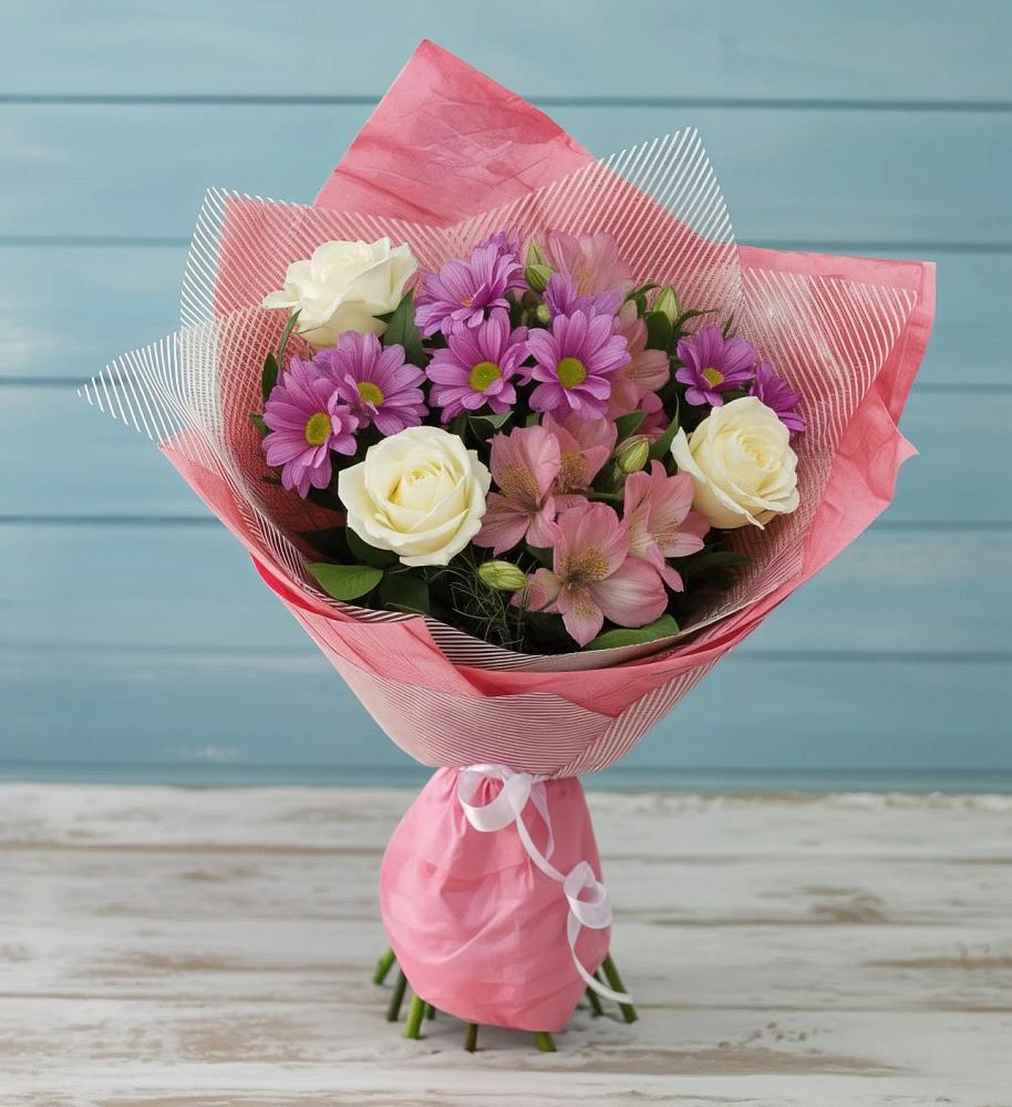 Букет цветов из: Герберы в Качуге