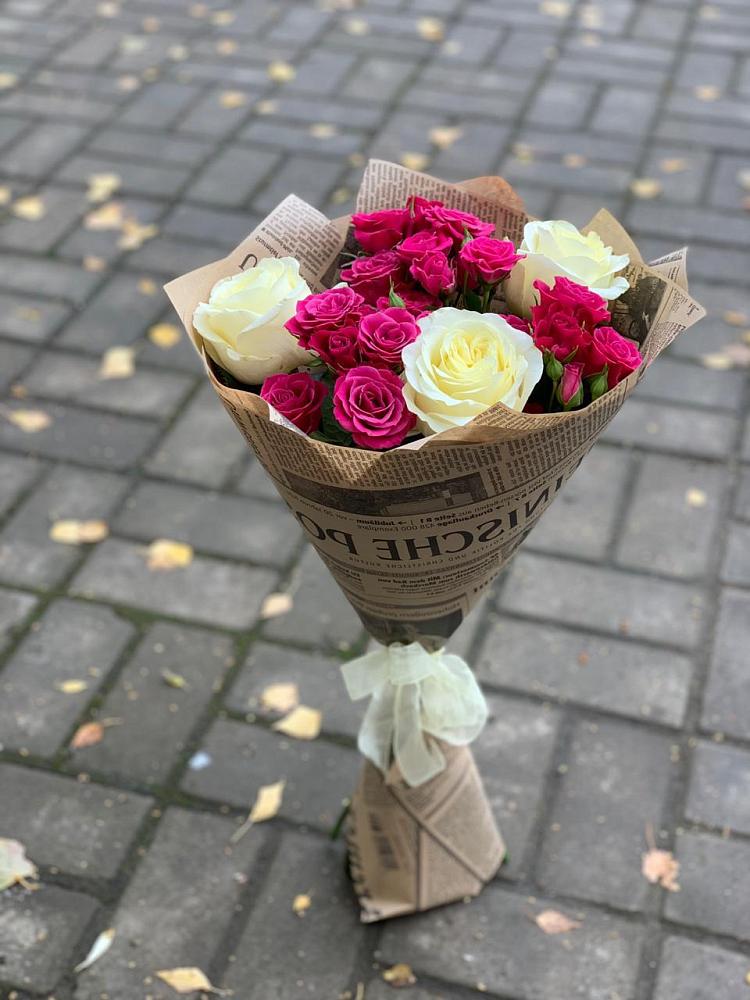 Букет цветов из: Розы в Качуге